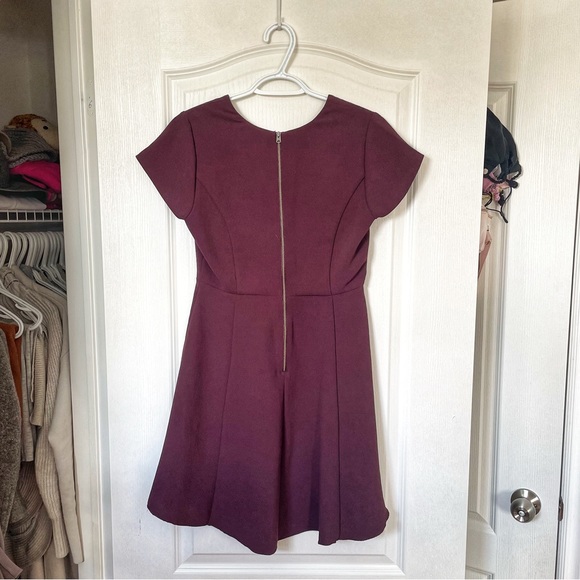 Aritzia Wilfred A-Line V-Neck Short Sleeve Mini Dress - Picture 4 of 4
